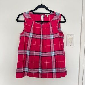 Talbots Plaid Tank Top | Small | Vintage